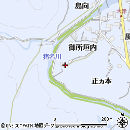 兵庫県川辺郡猪名川町木津3周辺の地図