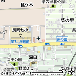 京都府長岡京市今里三ノ坪周辺の地図