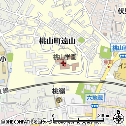 京都府京都市伏見区桃山町遠山50周辺の地図