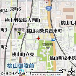 羽柴長吉中公園周辺の地図