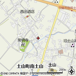 滋賀県甲賀市土山町北土山1649周辺の地図
