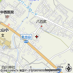 滋賀県甲賀市土山町北土山973周辺の地図