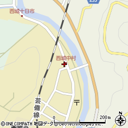 広島県庄原市西城町西城253周辺の地図