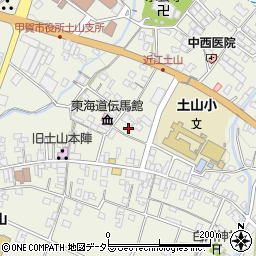 滋賀県甲賀市土山町北土山1527周辺の地図