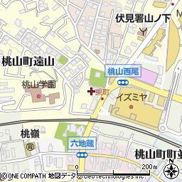 京都府京都市伏見区桃山町遠山69周辺の地図