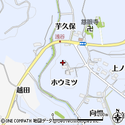 愛知県新城市浅谷ホウミツ29周辺の地図