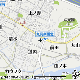 愛知県岡崎市丸山町仲畑17周辺の地図