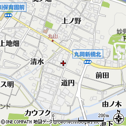 愛知県岡崎市丸山町仲畑6周辺の地図