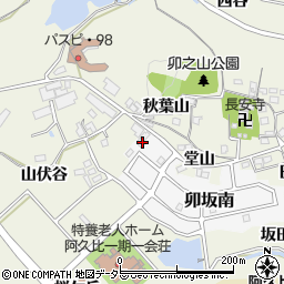 愛知県知多郡阿久比町卯坂南16周辺の地図