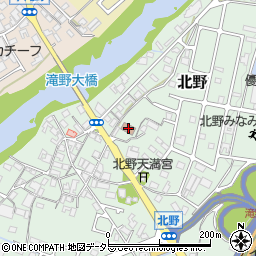 北野コミュニティーセンター周辺の地図