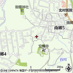 滋賀県大津市南郷5丁目19-16周辺の地図