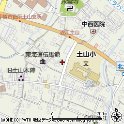 滋賀県甲賀市土山町北土山1503周辺の地図