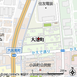 三重県四日市市大池町53周辺の地図