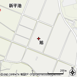 愛知県阿久比町（知多郡）阿久比（旭）周辺の地図
