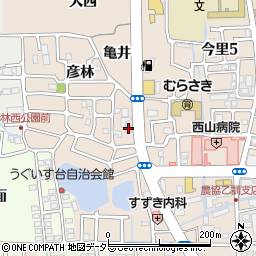 スズキ販売長岡京周辺の地図