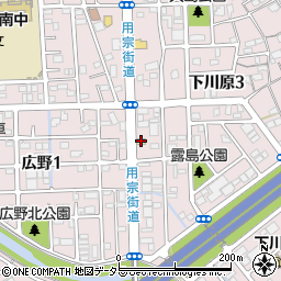 すき家静岡下川原店周辺の地図