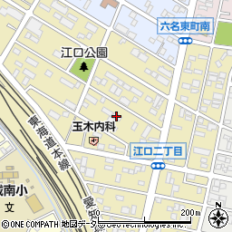 日本空調サービス岡崎営業所周辺の地図