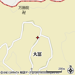 兵庫県赤穂郡上郡町大冨2016周辺の地図