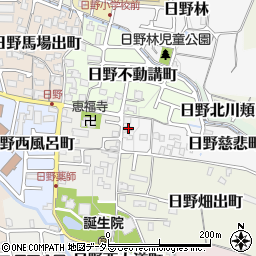 京都府京都市伏見区日野慈悲町2周辺の地図