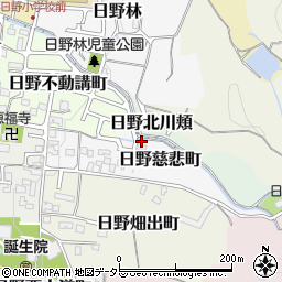 京都府京都市伏見区日野慈悲町29周辺の地図