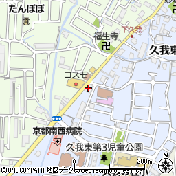 京都中央信用金庫久我支店周辺の地図
