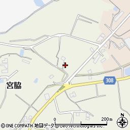 兵庫県三田市宮脇229周辺の地図