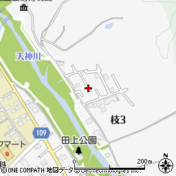 滋賀県大津市枝3丁目10周辺の地図