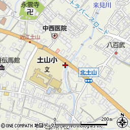 滋賀県甲賀市土山町北土山1455周辺の地図