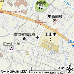滋賀県甲賀市土山町北土山1504周辺の地図