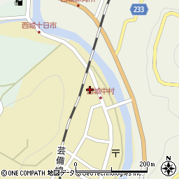 広島県庄原市西城町西城247周辺の地図