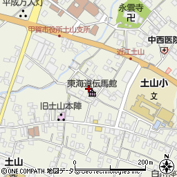 滋賀県甲賀市土山町北土山1582周辺の地図