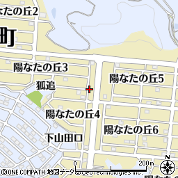愛知県知多郡阿久比町陽なたの丘周辺の地図