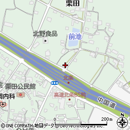 兵庫県加西市北条町栗田201周辺の地図