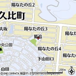 愛知県知多郡阿久比町板山狐追周辺の地図