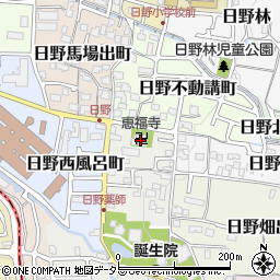 恵福寺周辺の地図