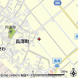 三重県鈴鹿市長澤町周辺の地図