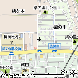 京都府長岡京市柴の里1-53周辺の地図