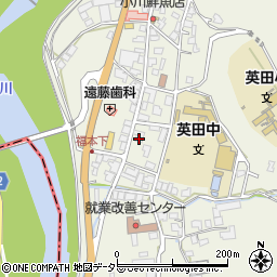 英田中央車両周辺の地図