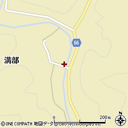 岡山県加賀郡吉備中央町溝部672周辺の地図