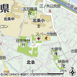 酒見寺周辺の地図