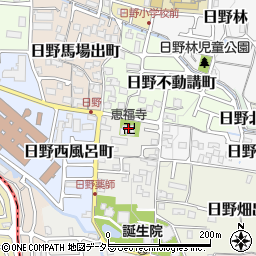 恵福寺周辺の地図