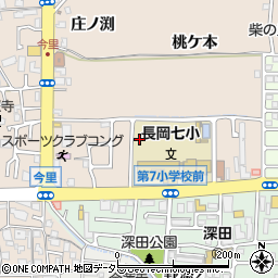 京都府長岡京市今里北ノ町周辺の地図
