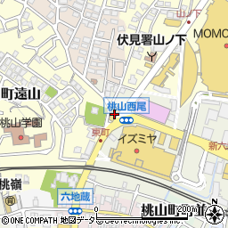 王将フードサービス伏見桃山店周辺の地図