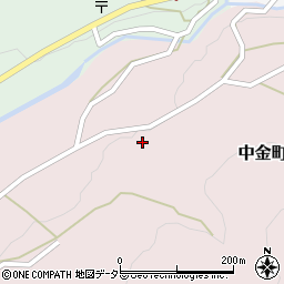 愛知県岡崎市中金町森東上周辺の地図