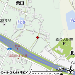 兵庫県加西市北条町栗田161周辺の地図