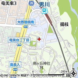 愛知県岡崎市大西町周辺の地図