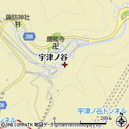 静岡県静岡市駿河区宇津ノ谷185周辺の地図