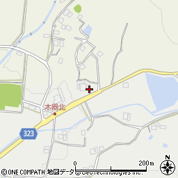 兵庫県三田市木器78周辺の地図