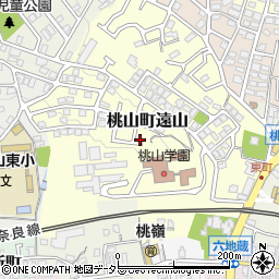 京都府京都市伏見区桃山町遠山43周辺の地図