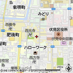 シンフォニー桃山紺屋町周辺の地図